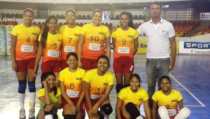 Seleção Acreana de Vôlei Feminino Sub-19 (Foto: Divulgação/Feav)
