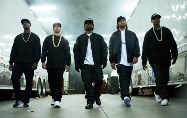 'Straight Outta Compton' conta história do grupo de rap N.W.A., surgido na década de 1980 em Compton, na Califórnia (EUA) (Foto: Divulgação) 'Straight Outta Compton' conta história do grupo de rap N.W.A., surgido na década de 1980 em Compton, na Califórnia (EUA) (Foto: Divulgação)