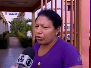 Osmarina da Silva, mãe da vítima (Foto: Reprodução/TV Amapá)