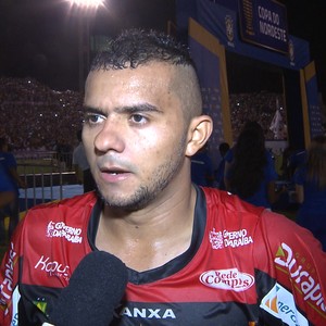 Adalgiso Pitbull, atacante do Campinense (Foto: Reprodução / TV Paraíba)