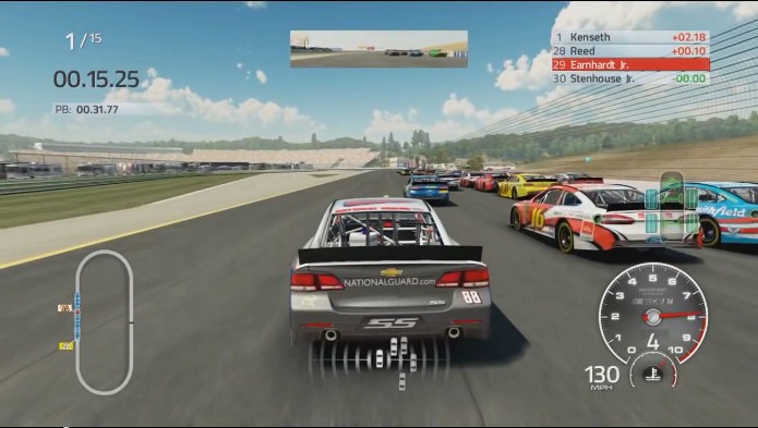 Gráficos não são o forte de NASCAR 2014 (Foto: Reprodução / Dario Coutinho)