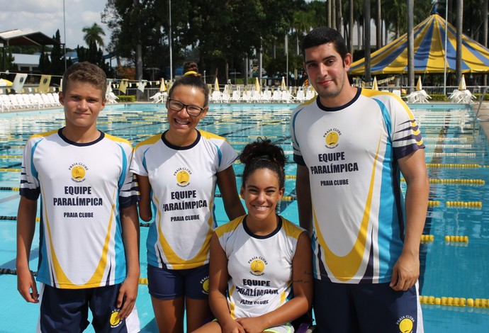 Natação Praia Clube Uberlândia parapan Jovens (Foto: Divulgação/Praia Clube)