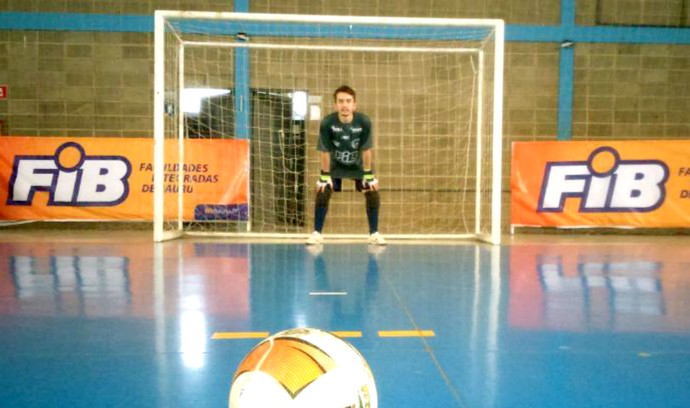 Pedro, goleiro, Bauru Futsal (Foto: Rafael Peloso / A.A. FIB)