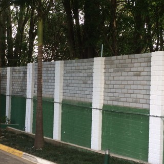 Palmeiras aumenta muro que o separa do São Paulo 