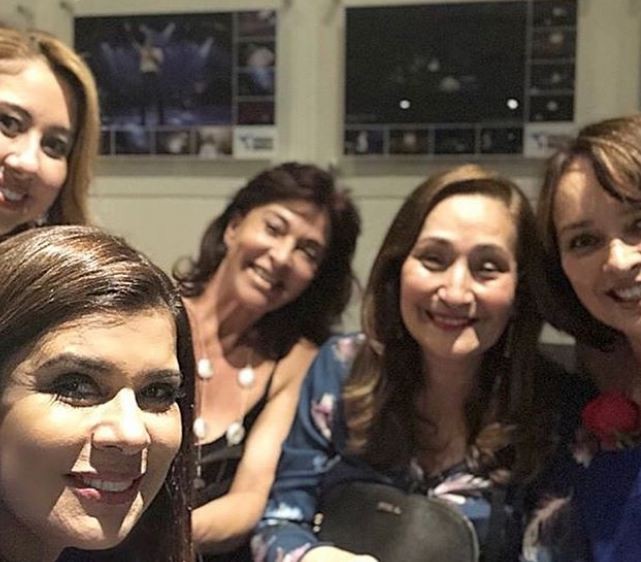 Mara com Sônia Abrão, Myriam Rios e amigas (Foto: Reprodução/Instagram)