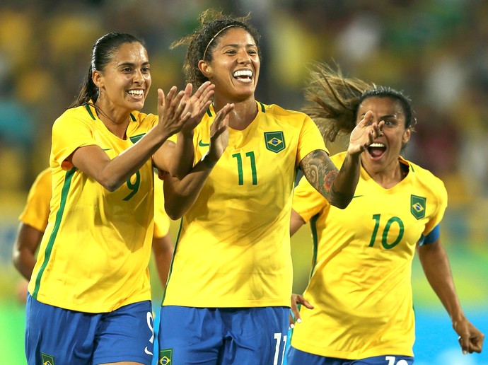 Cristiane, Brasil X Suécia (Foto: Agência Reuters)