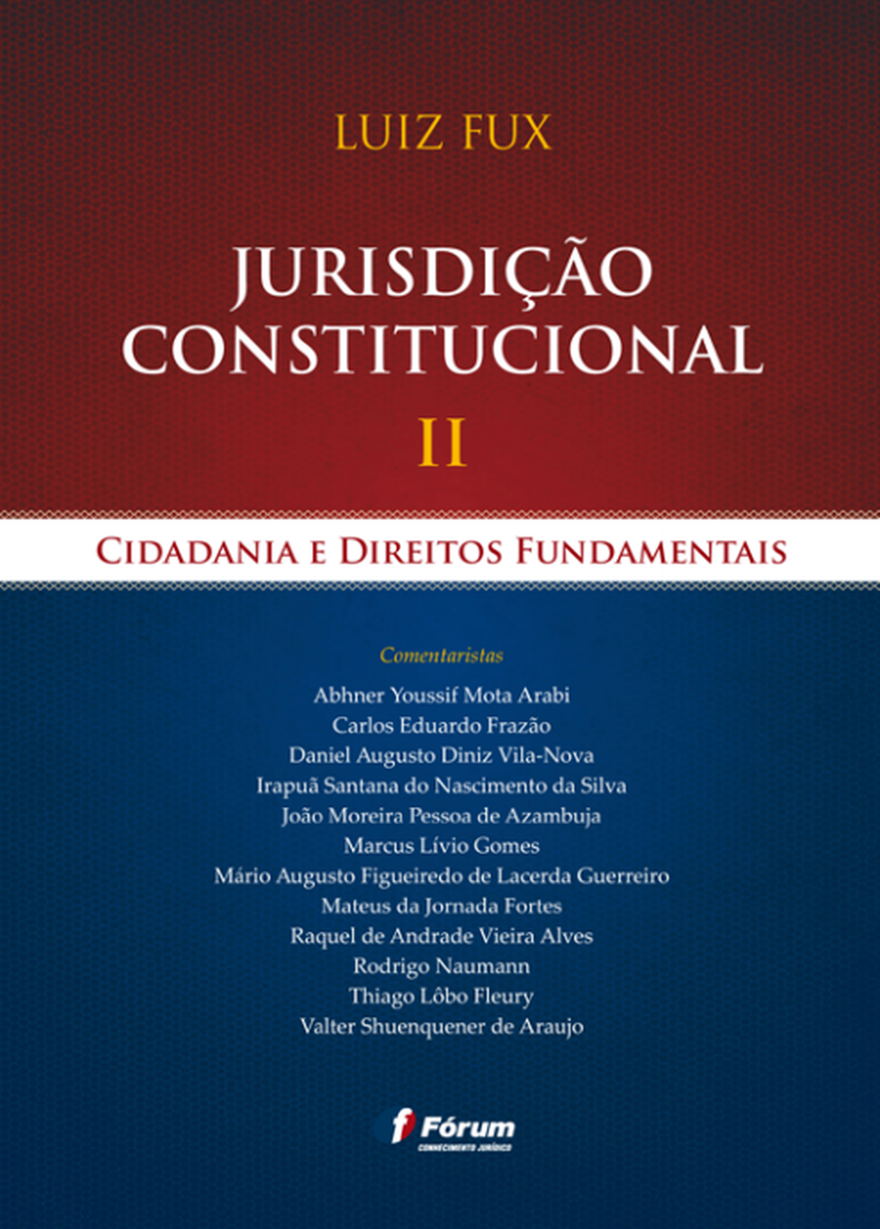 Capa do livro 'Jurisdição constitucional II - Cidadania e direitos fundamentais