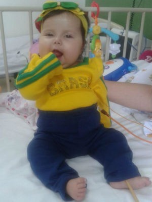 Sofia, de seis meses, sofre com uma doença rara (Foto: Campanha Ajude a Sofia/Divulgação)