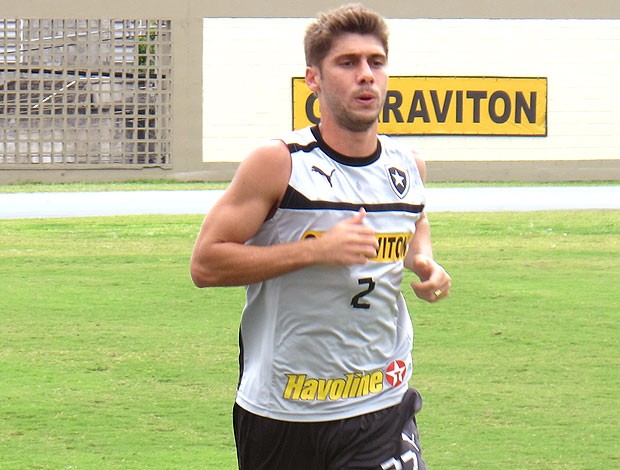 Fellype Gabriel no treino do Botafogo (Foto: Fred Huber / Globoesporte.com)