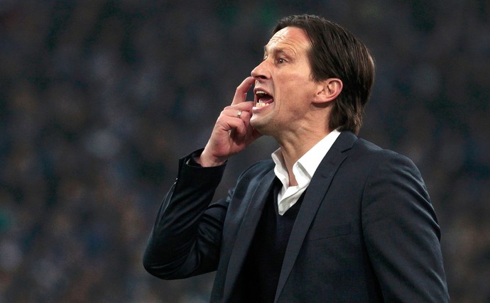 técnico do Bayer Leverkusen, Roger Schmidt (Foto: Reuters)
