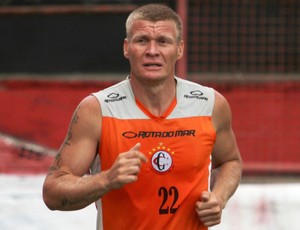 Márcio Alemão, zagueiro do Campinense (Foto: Nelsina Vitorino / Jornal da Paraíba)