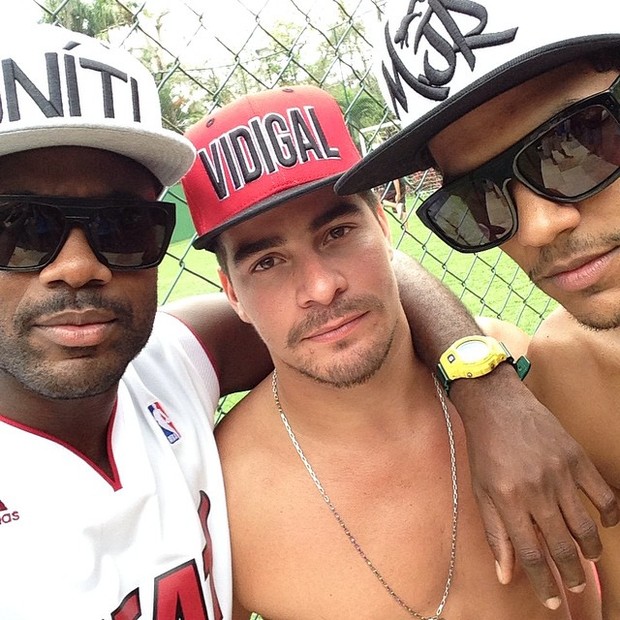 Rafael Zulu, Thiago Martins e Marcello Mello Jr. (Foto: Reprodução/ Instagram)