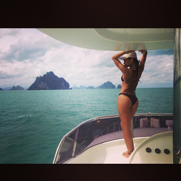 Rihanna na Tailândia (Foto: Reprodução/Instagram)