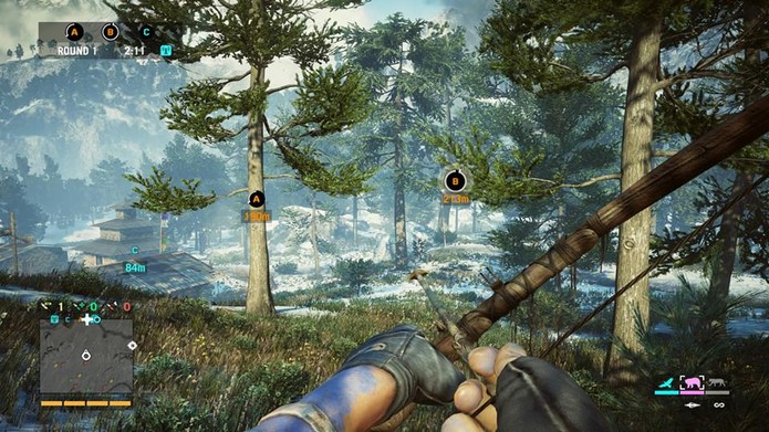 Arco é ótima opção de arma para os modos multiplayer (Foto: Reprodução/Thiago Barros)