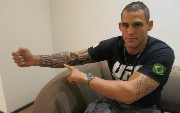 Santiago Ponzinibbio TUF Brasil UFC (Foto: Adriano Albuquerque/Globoesporte.com)