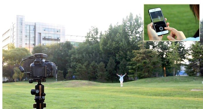 Use o celular como controle remoto para registrar selfies e fotos à distância (Foto: Divulgação/Kickstarter)