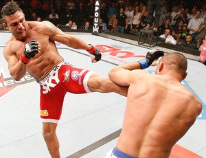 Vitor Belfort e Dan Henderson UFC Goiânia (Foto: Getty Images)