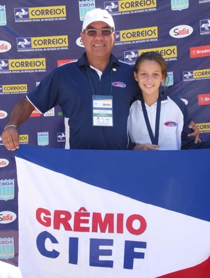 Ana Laura é campeã brasileira de saltos ornamentais, no Rio de Janeiro (Foto: Divulgação/Feap)