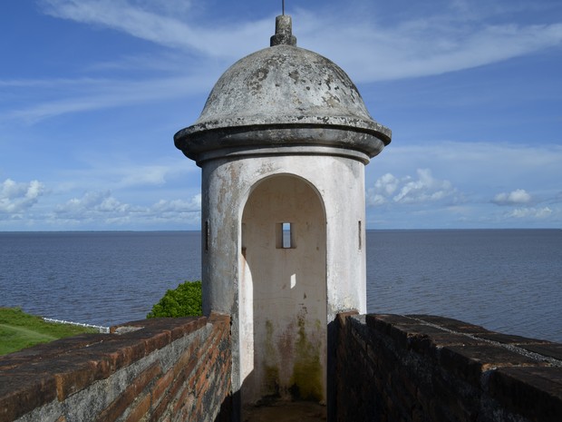 Baluarte de São Pedro da Fortaleza de São José de Macapá foi o primeiro a ser construído (Foto: Abinoan Santiago/G1)