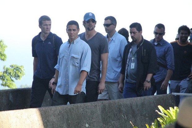 Michael Phelps visita o pão de açúcar no RJ (Foto: Rodrigo dos Anjos / AgNews)
