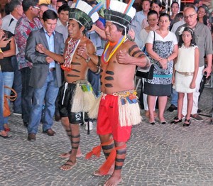 Lançamento dos Jogos Mundiais Indígenas em Palmas (Foto: Antônio Gonçalves/PMP Fotografia)
