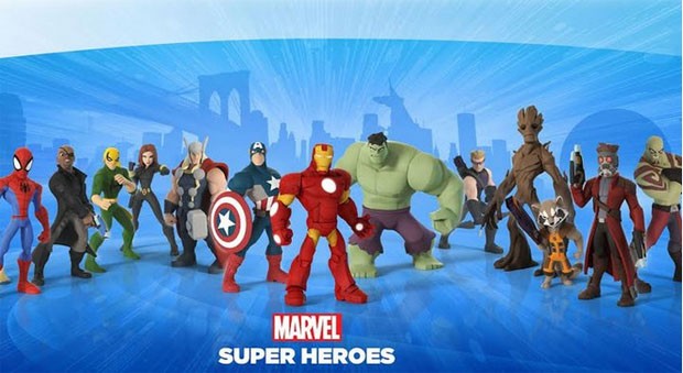 Heróis que estarão em 'Disney Infinity: Marvel Super Heroes' (Foto: Divulgação/Disney)