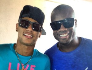 Neymar e ator Rafael Zulu (Foto: Reprodução / Instagram)