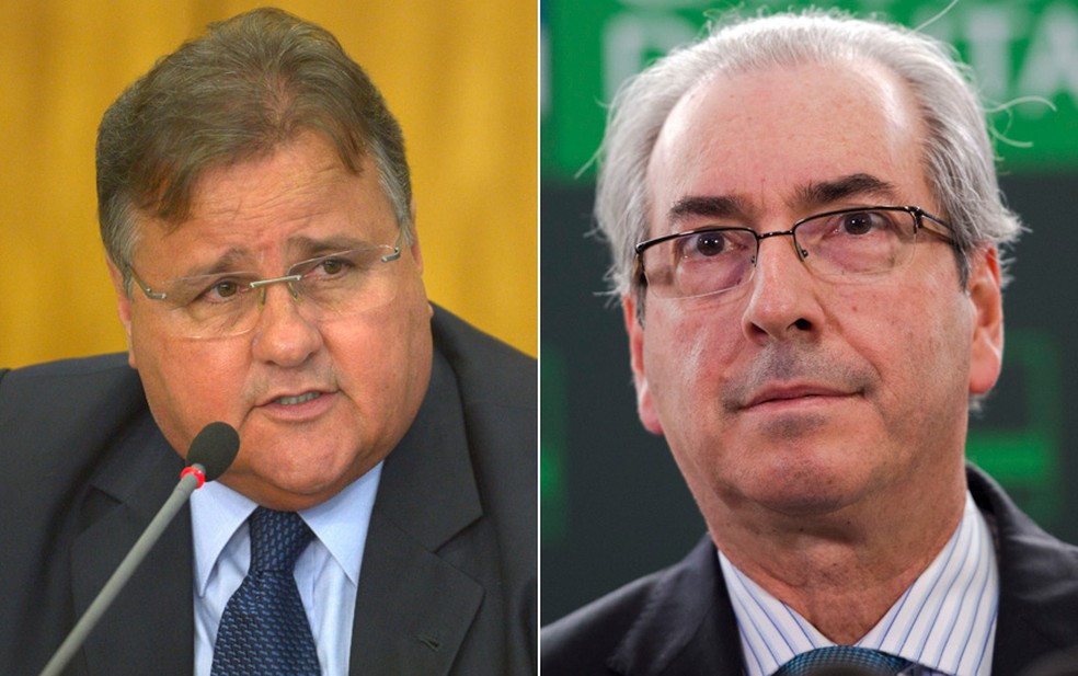 O ex-ministro Geddel Vieira Lima e o ex-deputado Eduardo Cunha (Foto: José Cruz/Agência Brasil; Marcelo Camargo/Agência Brasil)