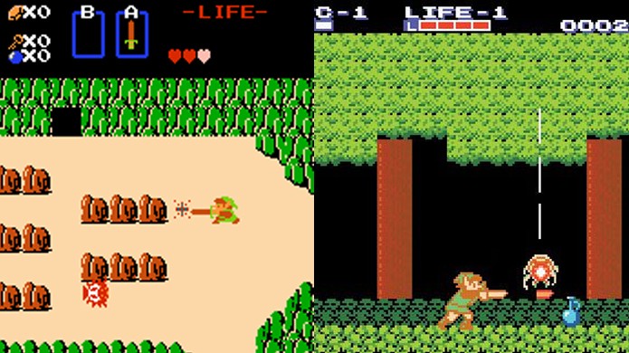 The Legend of Zelda divide jogadores sobre seu gênero, mas Adventure of Link com certeza é um RPG (Foto: Wikipedia e PrimaGames)