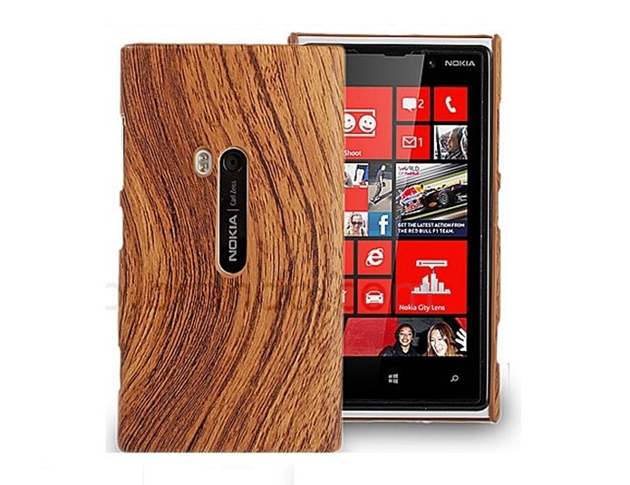 Carcasa con apariencia de madera para Lumia 920