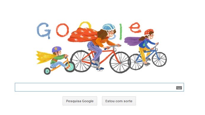 Dia das Mães é tema de Doodle do Google deste domingo (Foto: Reprodução/Google)