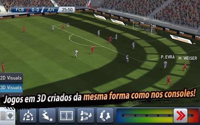 Liga dos Campeões da EUFA é o destaque da nova temporada de PES Club Manager (Foto: Divulgação / Konami)