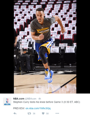 Stephen Curry - NBA (Foto: Reprodução / Twitter)