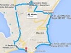 Passagem da tocha olímpica vai alterar trânsito em vias de Maceió