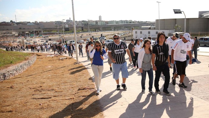 Jogo Arena Corinthians (Foto: Marcos Ribolli)