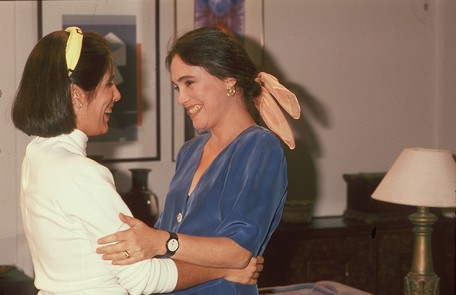 Gloria Pires em cena com Regina Duarte em 'Vale tudo' Frederico Rozário