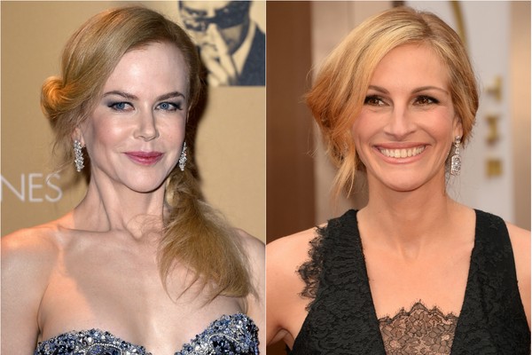 Nicole Kidman e Julia Roberts não têm só a beleza em comum. Ambas nasceram em 1967 (Foto: Getty Images)