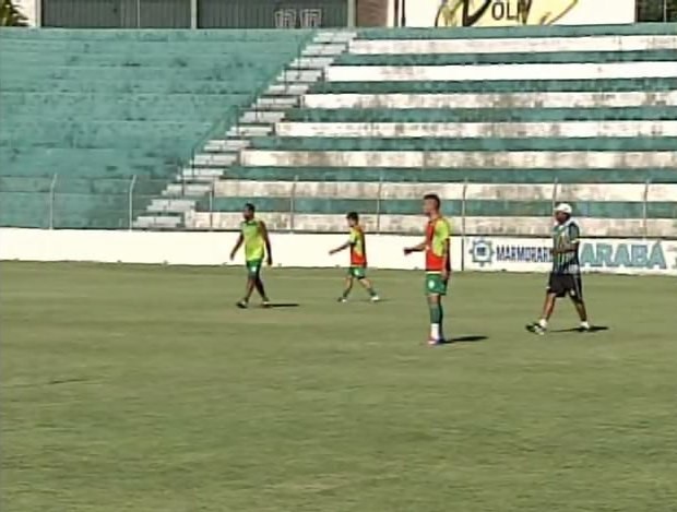Mamoré prepara jogo contra Uberlândia (Foto: Reprodução/TV Integração)