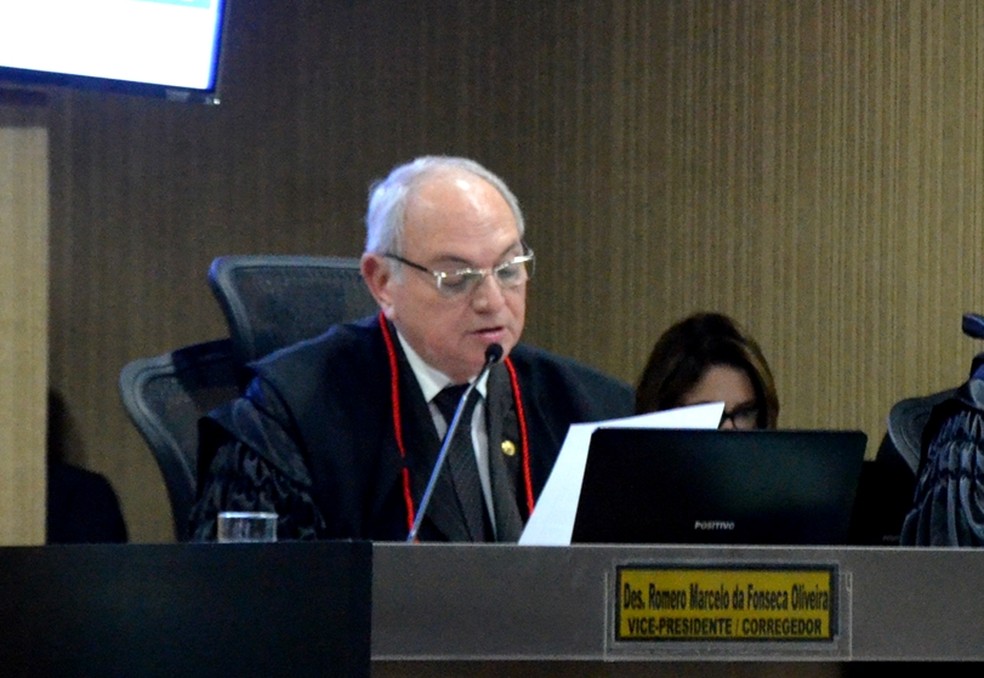 Desembargador Romero Marcelo da Fonseca Oliveira, vice-presidente e corregedor eleitoral do Tribunal Regional Eleitoral da Paraíba (TRE-PB) (Foto: Krystine Carneiro/G1)