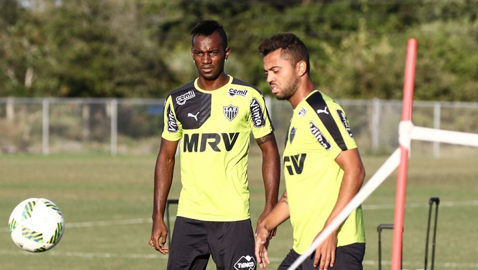 Hyuri e Rafael Carioca, do Atlético-MG (Foto: Bruno Cantini / Atlético-MG)