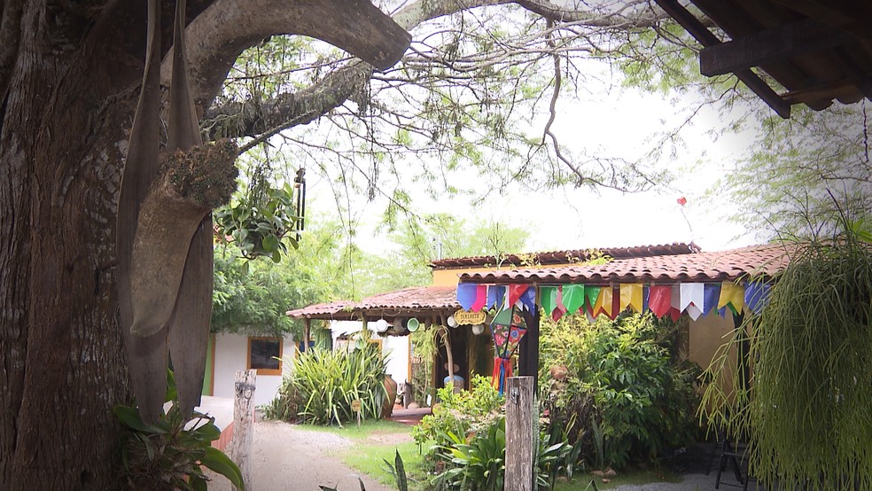 Casa do Cumpade no Distrito de Galante oferece turismo rural  (Foto: Reprodução/TV Paraíba/Arquivo)