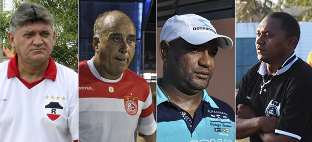 Treinadores que já caíram no Campeonato Piauiense (Foto: GLOBOESPORTE.COM/PI)