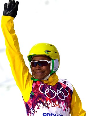 Josi Santos salto esqui Sochi (Foto: AFP)