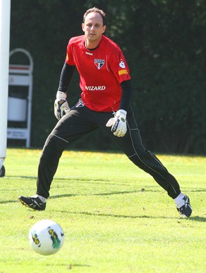 rogerio ceni são paulo treino (Foto: Luiz Pires / Vipcomm)