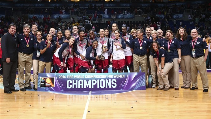 EUA campeão mundial de basquete feminino (Foto: Reprodução/Fiba)