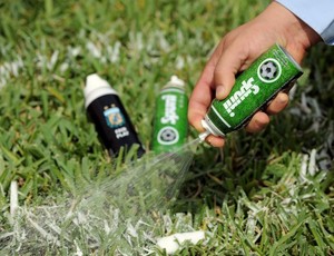 Heine Allemagne, inventor of Spuny foam used to demarcate site of the barrier in football 3 (Photo: Heine Allemagne / Staff File)