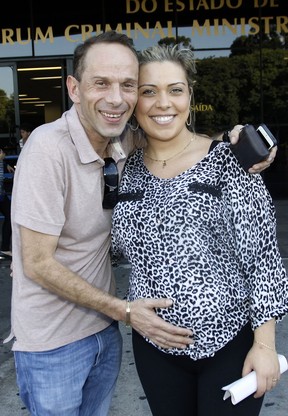 Rafael Ilha e Aline Kezh (Foto: Celso Tavares / EGO)