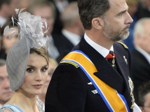 Príncipe da Espanha, Felipe  e princesa Letizia (Foto: AFP)