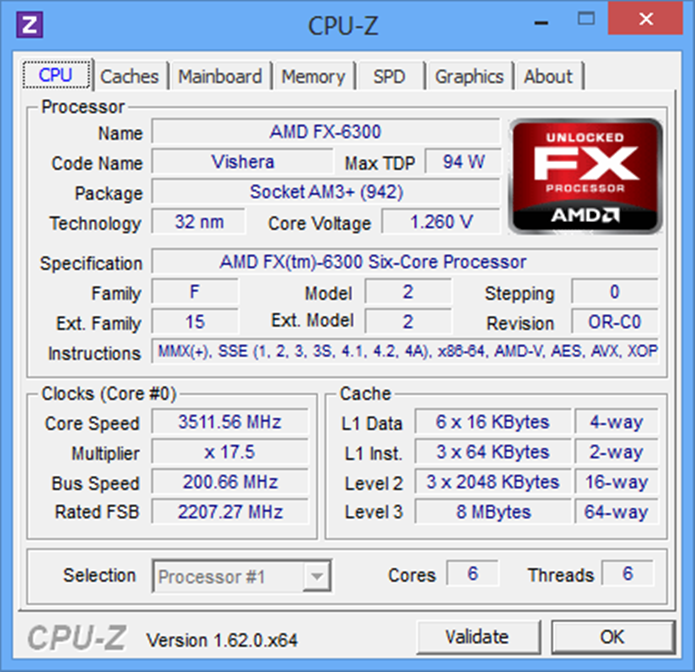 Lançado em 2012, FX-6300 tem boa relação custo benefício (Foto: Reprodução / Xbitlabs)