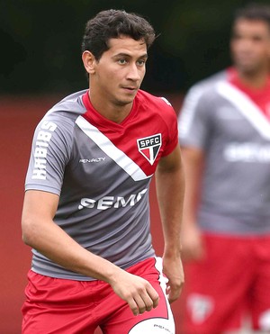 Ganso no treino do São Paulo (Foto: Marcos Ribolli / Globoesporte.com)